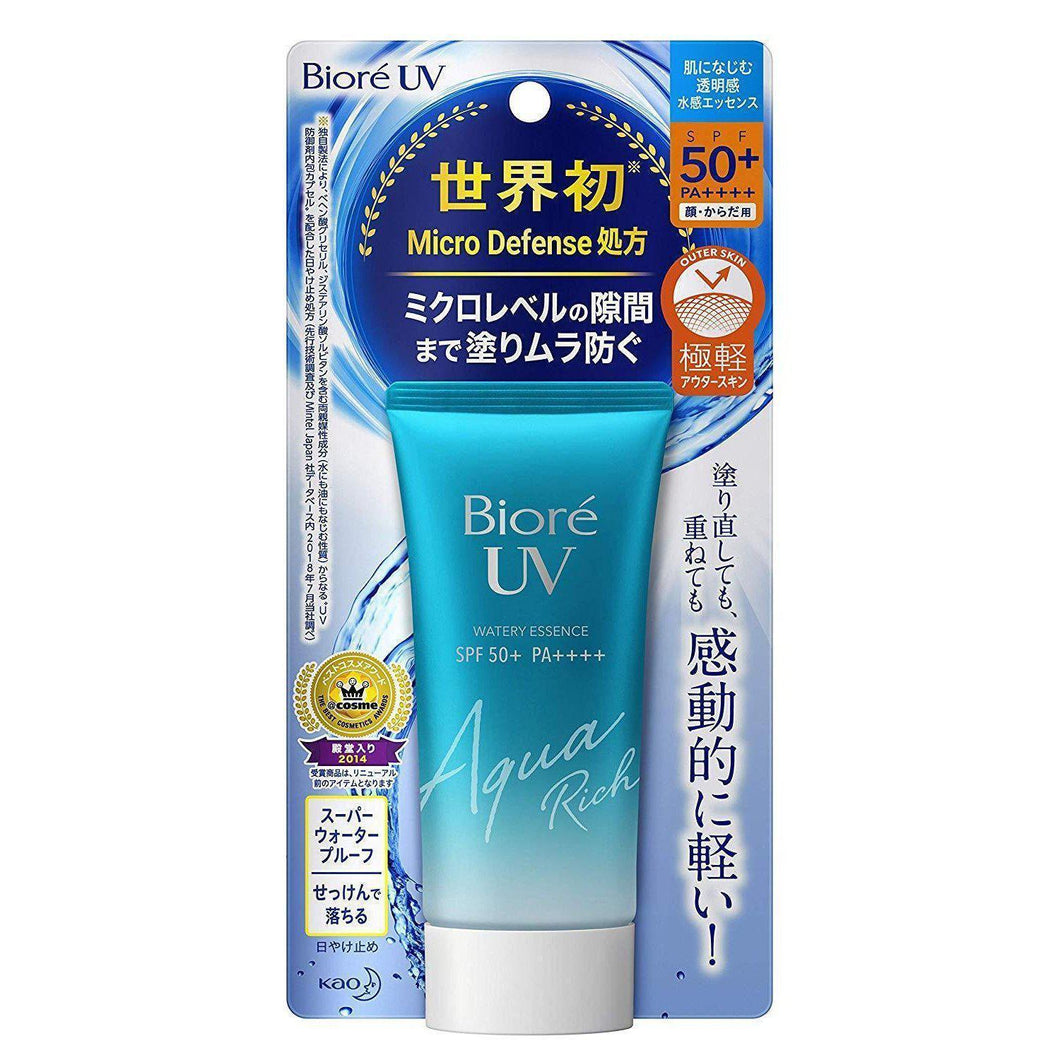 BIORÉ - UV Aqua Rich Watery Essence Sunscreen SPF50+ PA++++ 50gr