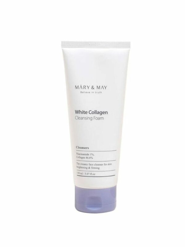 MARY & MAY White Collagen Cleansing Foam